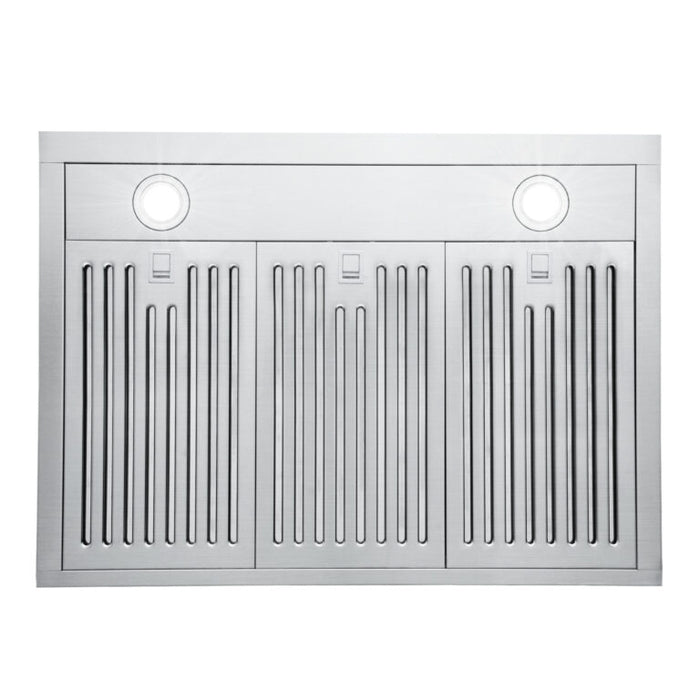 Cosmo 30" Stainless Steel Under Cabinet Range Hood with Dishwasher Safe Permanent Filters, Remote and Digital Touch Controls COS-KS6U30