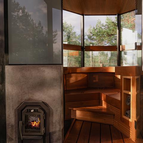 Cozy Heat OG Thru-Wall Sauna Stove 4745010348082