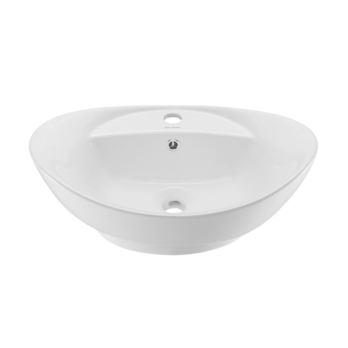 Swiss Madison Ivy 23 Oval Ceramic Vessel Sink