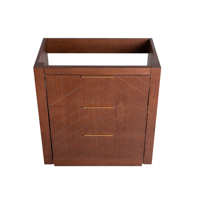 Swiss Madison Daxton 24" Bathroom Vanity in Walnut Cabinet - SM-BV372WN-C