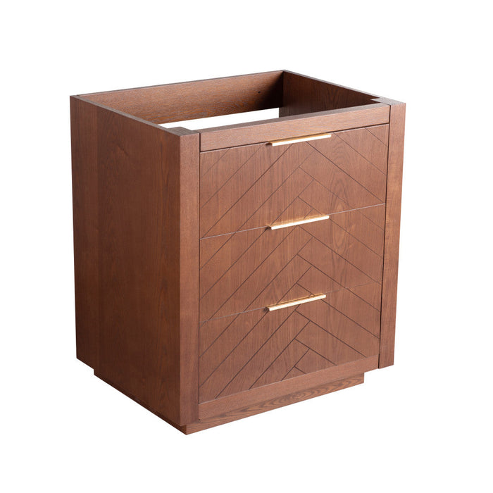 Swiss Madison Daxton 24" Bathroom Vanity in Walnut Cabinet - SM-BV372WN-C