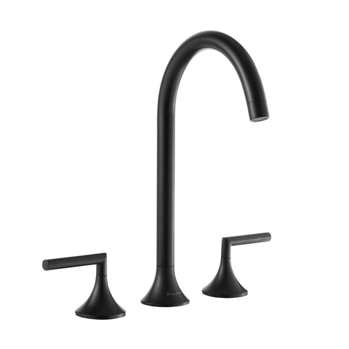 Swiss Madison Daxton 8 in. Widespread Bathroom Faucet in Matte Black - SM-BF100MB