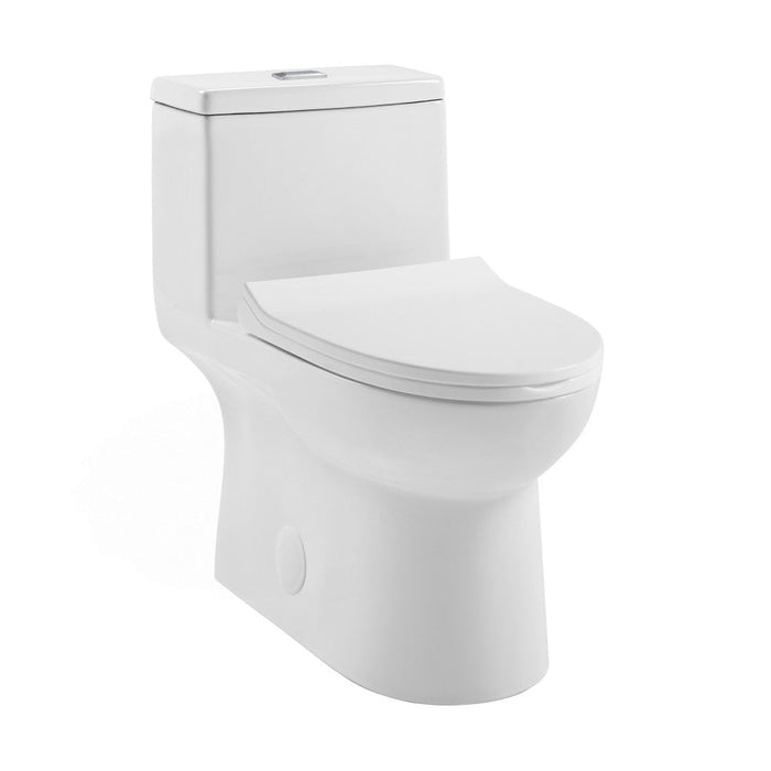 Swiss Madison Daxton One Piece Elongated Dual Flush Toilet 1.1/1.6 gpf (6-Pack) - SM-1T126-6