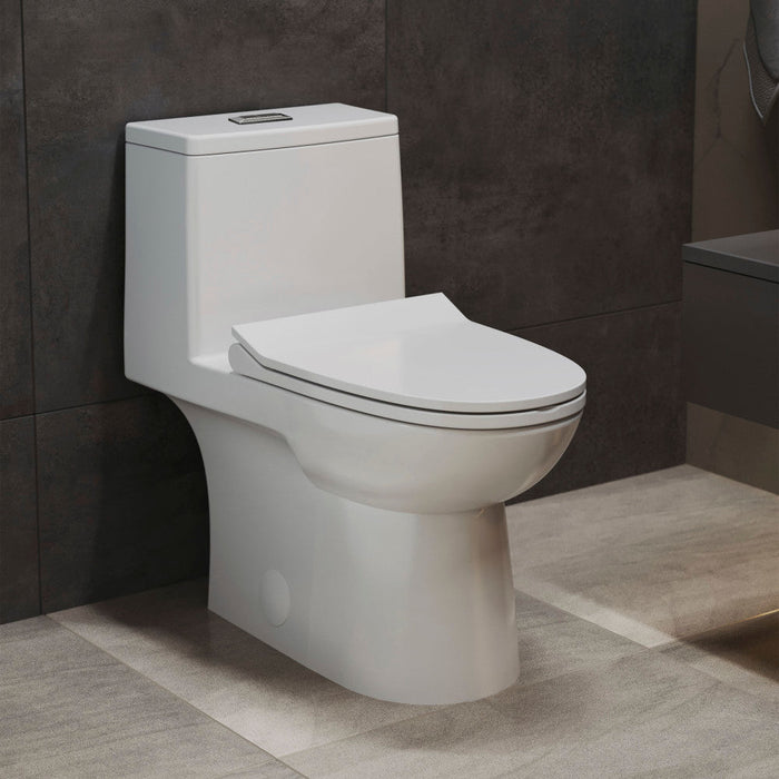 Swiss Madison Daxton One-Piece Elongated Dual-Flush Toilet 1.1/1.6 gpf - SM-1T126