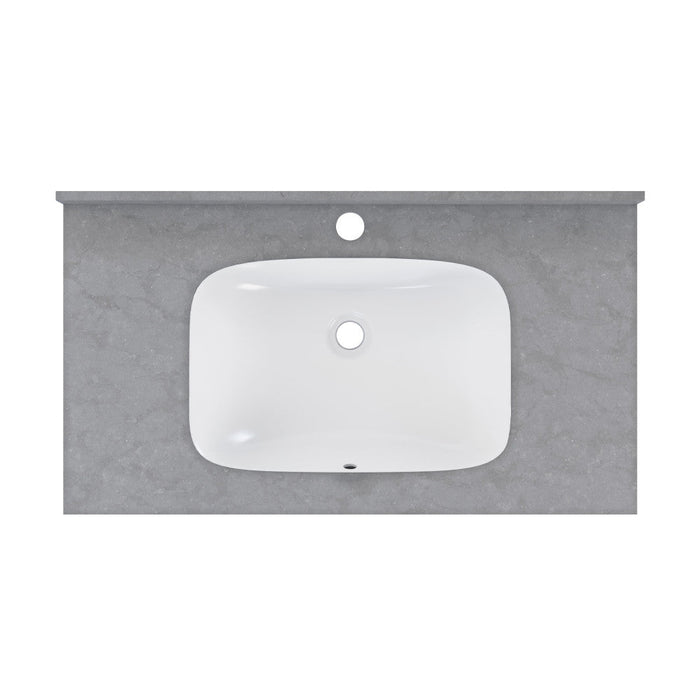 Swiss Madison Avancer 36'' Wall Mount Sink In Charcoal Grey
