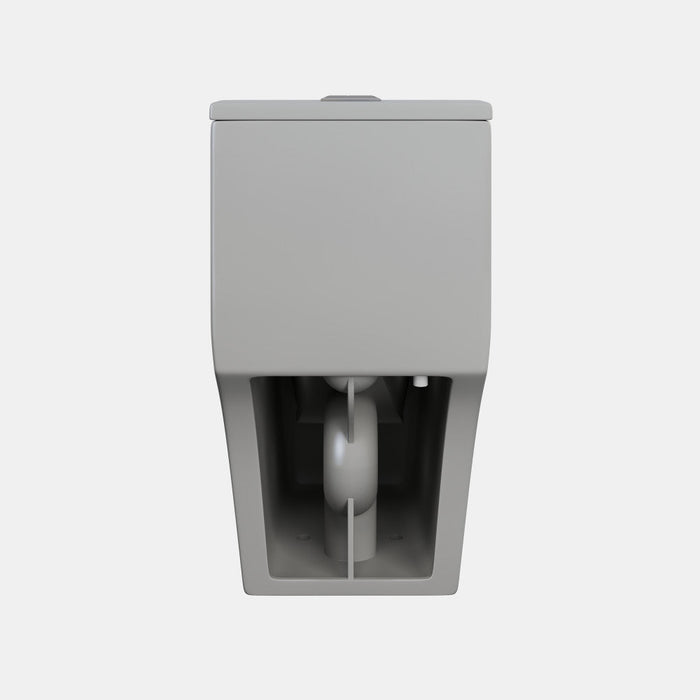 Swiss Madison Dreux One Piece Elongated Dual Flush Toilet in Matte Grey 0.95/1.26 GPF - SM-1T181MG