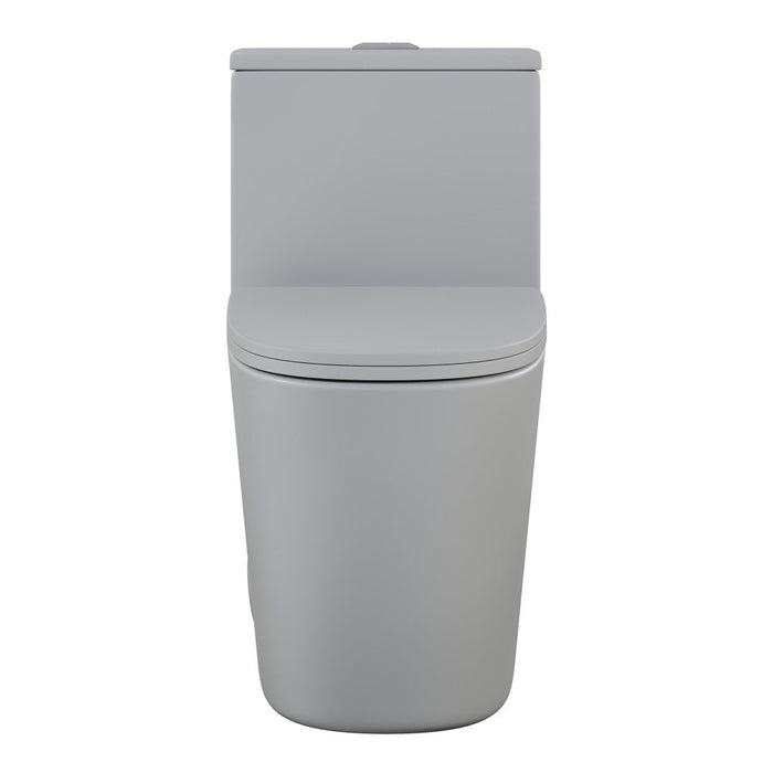 Swiss Madison Dreux One Piece Elongated Dual Flush Toilet in Matte Grey 0.95/1.26 GPF - SM-1T181MG