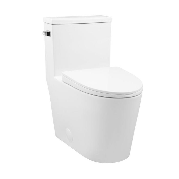 Swiss Madison Dreux One Piece Elongated Toilet Left Side Flush 1.28 GPF - SM-1T182