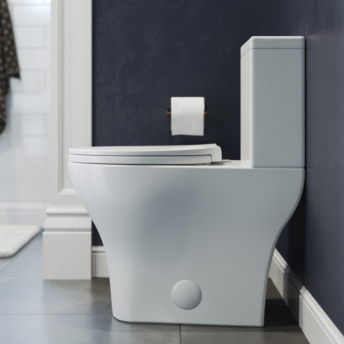 Swiss Madison Sublime II Two-Piece Round Toilet Dual-Flush 0.8/1.28 gpf