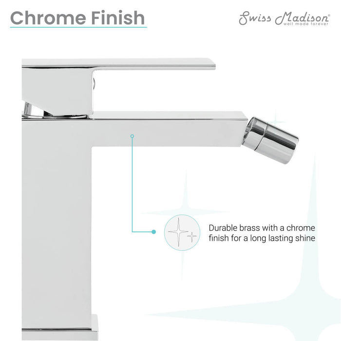 Swiss Madison Concorde Bidet Faucet in Chrome