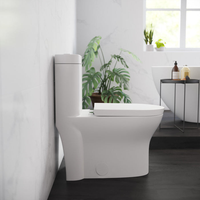 Swiss Madison Monaco One-Piece Elongated Toilet Dual Flush 1.1/1.6 gpf with 10" Rough in