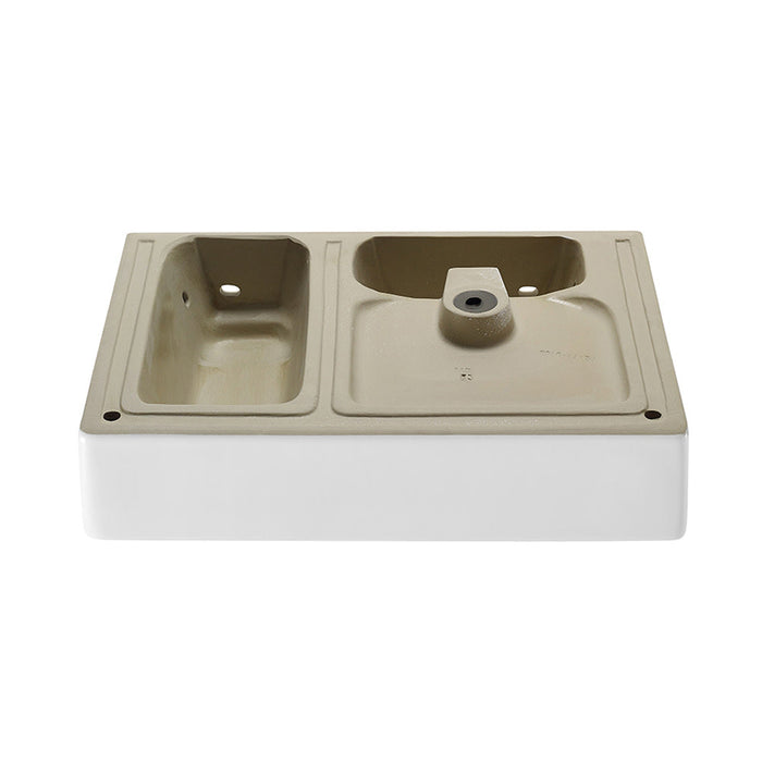 Swiss Madison St. Tropez 24 x 18 Ceramic Wall Hung Sink with Left Side Faucet Mount