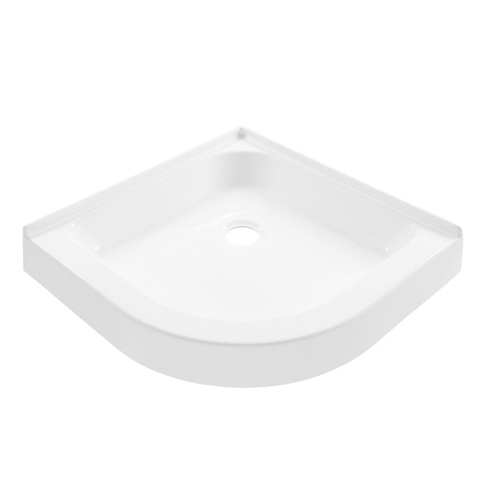 Swiss Madison Voltaire 32" x 32" Acrylic White, Single-Threshold, Center Drain, Neo-angle Shower Base