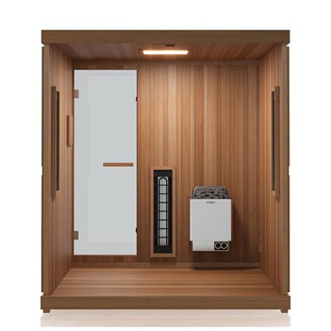 Finnmark FD-5 Trinity XL Infrared & Steam Sauna Combo - 75"W x 64"D x 83"H FD-KN005