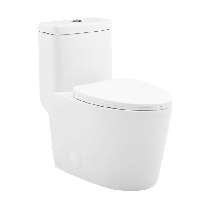 Swiss Madison Fulton One-Piece Elongated Toilet Dual-Flush 1.1/1.6 gpf - CT-1T104