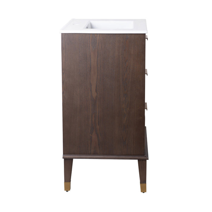 Swiss Madison Hugo 24" Bathroom Vanity in Walnut - SM-BV390