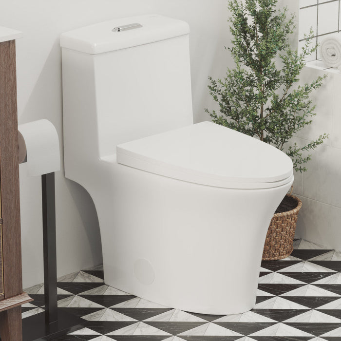 Swiss Madison Hugo One Piece Elongated Dual Flush Toilet 1.1 / 1.6 gpf - SM-1T285