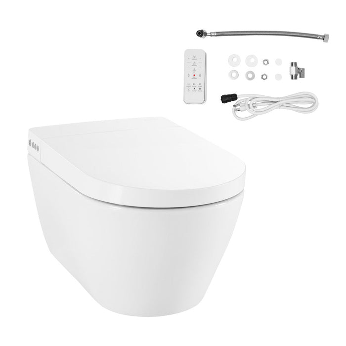 Swiss Madison Hugo Smart Wall-Hung Toilet with Bidet Bundle - SM-STK0804PS