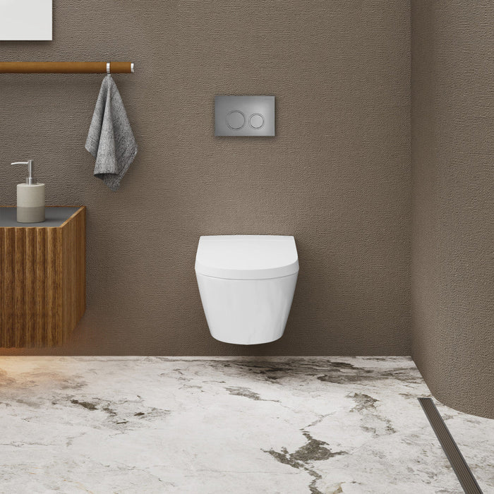 Swiss Madison Hugo Smart Wall-Hung Toilet with Bidet Bundle (SM-ST080, SM-WCB02) - SM-STK0805PS