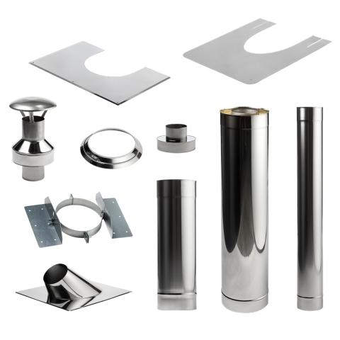 HUUM Thru-Ceiling Chimney Kit 4744103017508