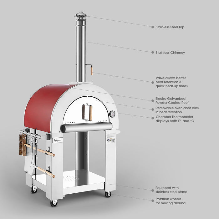 Empava Outdoor Wood Fired Pizza Oven EMPV-PG06