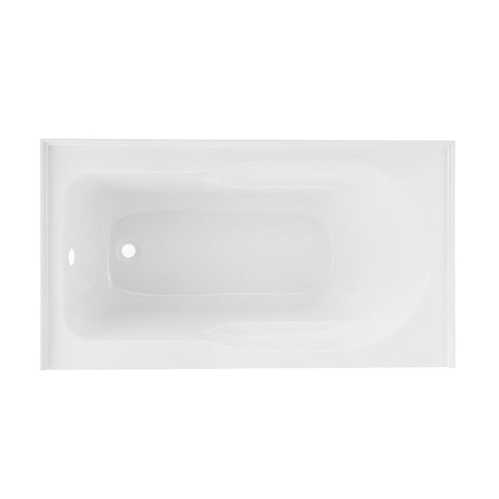 Swiss Madison Ivy 48'' x 32" Bathtub with Apron Left Hand Drain in White - SM-AB522