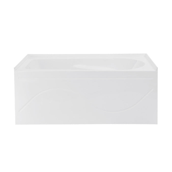 Swiss Madison Ivy 48'' x 32" Bathtub with Apron Left Hand Drain in White - SM-AB522