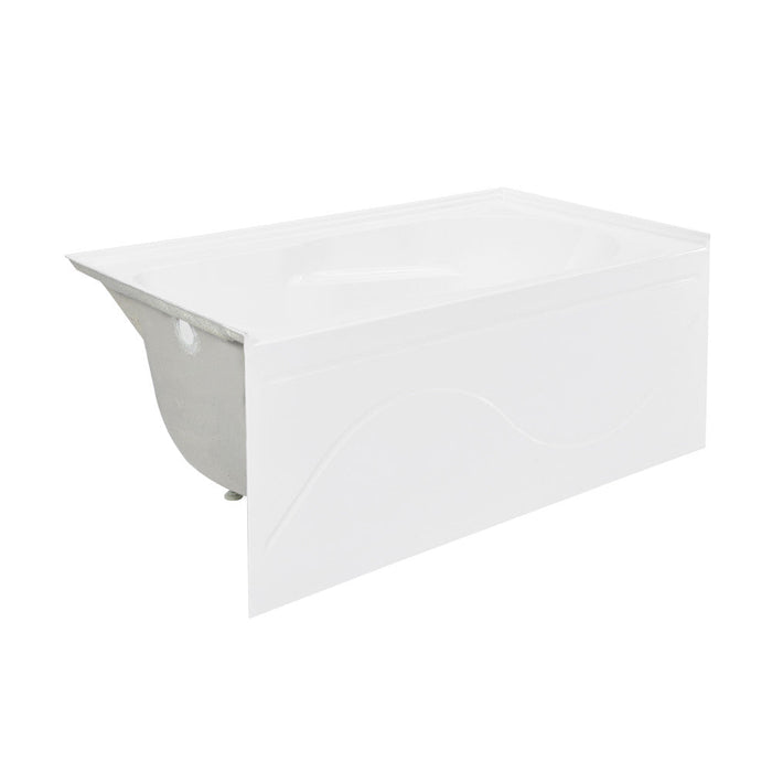 Swiss Madison Ivy 48'' x 32" Bathtub with Apron Left Hand Drain in White - SM-AB522