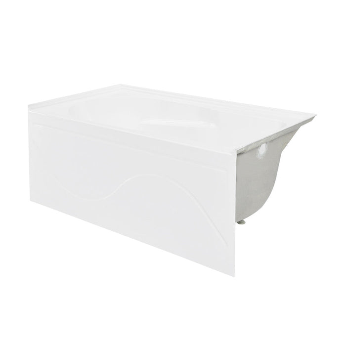 Swiss Madison Ivy 48'' x 32" Bathtub with Apron Right Hand Drain in White - SM-AB523