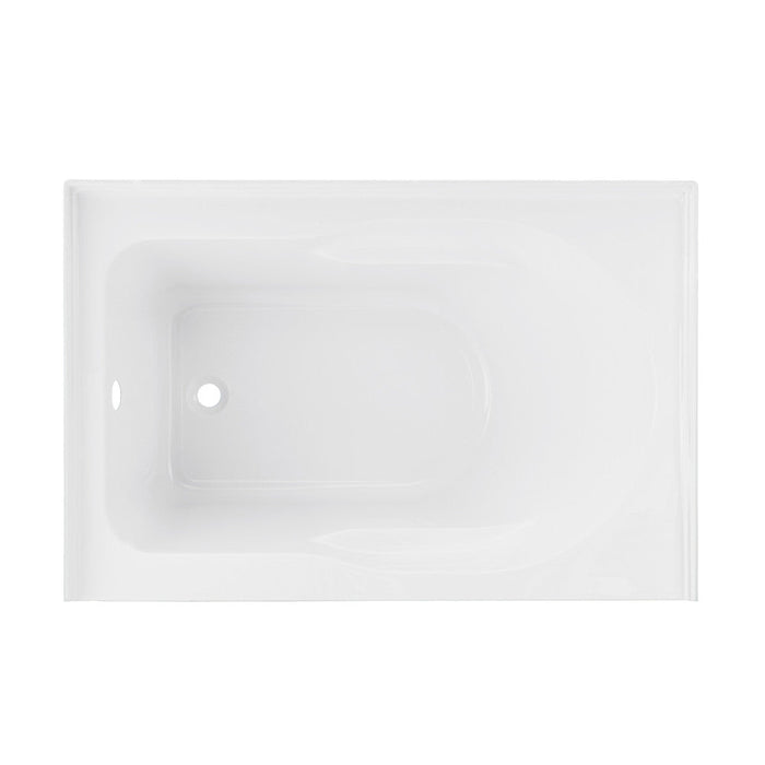 Swiss Madison Ivy 54'' x 30" Bathtub with Apron Left Hand Drain in White - SM-AB520