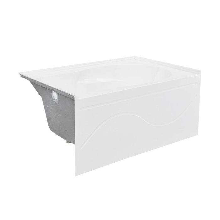 Swiss Madison Ivy 54'' x 30" Bathtub with Apron Left Hand Drain in White - SM-AB520