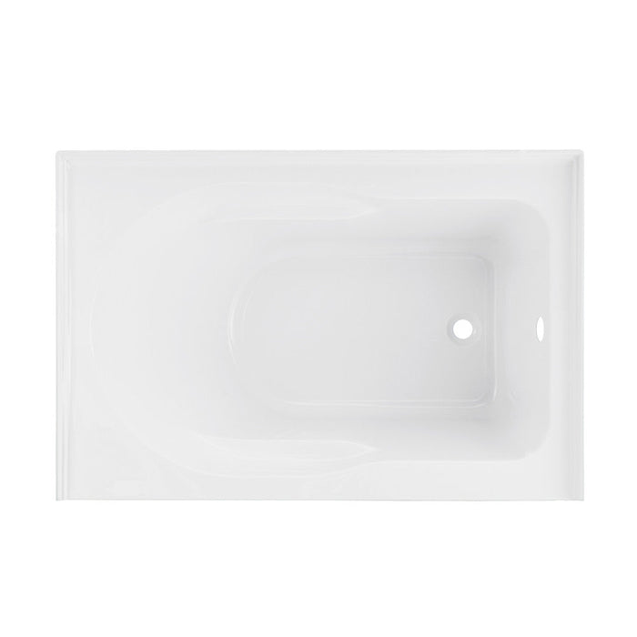 Swiss Madison Ivy 54'' x 30" Bathtub with Apron Right Hand Drain in White - SM-AB521