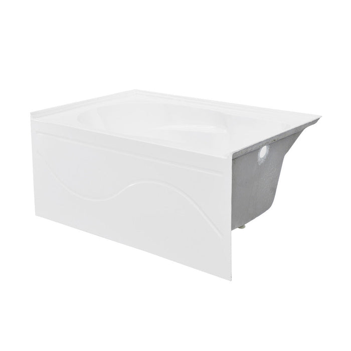 Swiss Madison Ivy 54'' x 30" Bathtub with Apron Right Hand Drain in White - SM-AB521