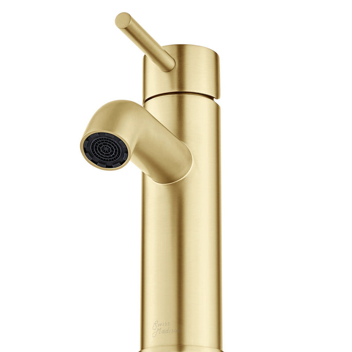 Swiss Madison Ivy Single Hole, Single-Handle, Bathroom Faucet in Brushed Gold - SM-BF60BG