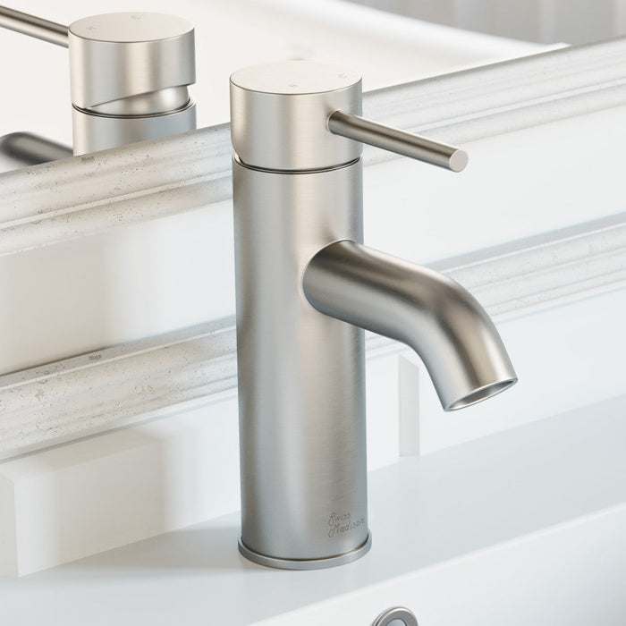 Swiss Madison Ivy Single Hole, Single-Handle, Bathroom Faucet in Brushed Nickel - SM-BF60BN