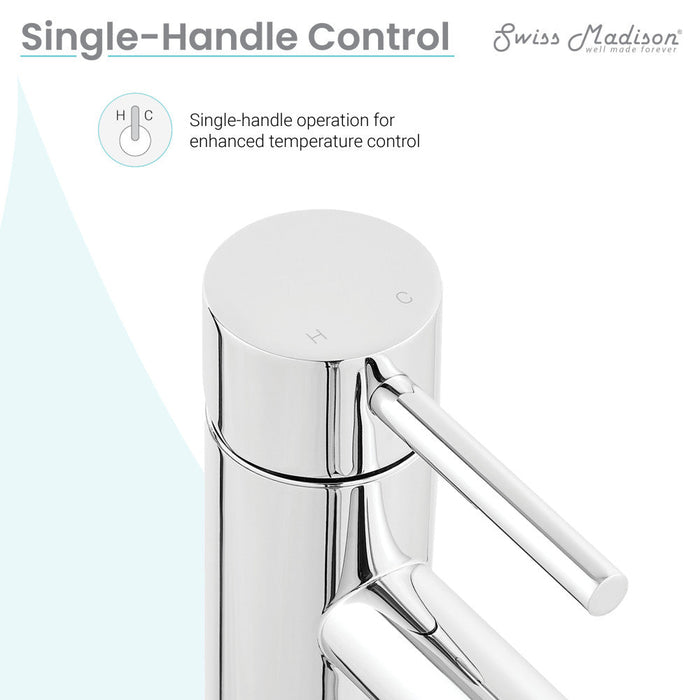 Swiss Madison Ivy Single Hole, Single-Handle, Bathroom Faucet in Chrome - SM-BF60C