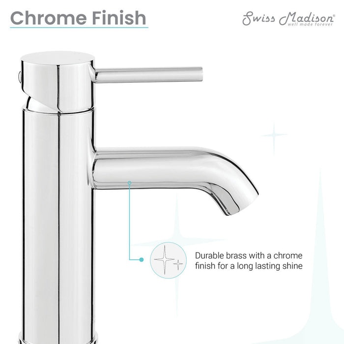 Swiss Madison Ivy Single Hole, Single-Handle, Bathroom Faucet in Chrome - SM-BF60C