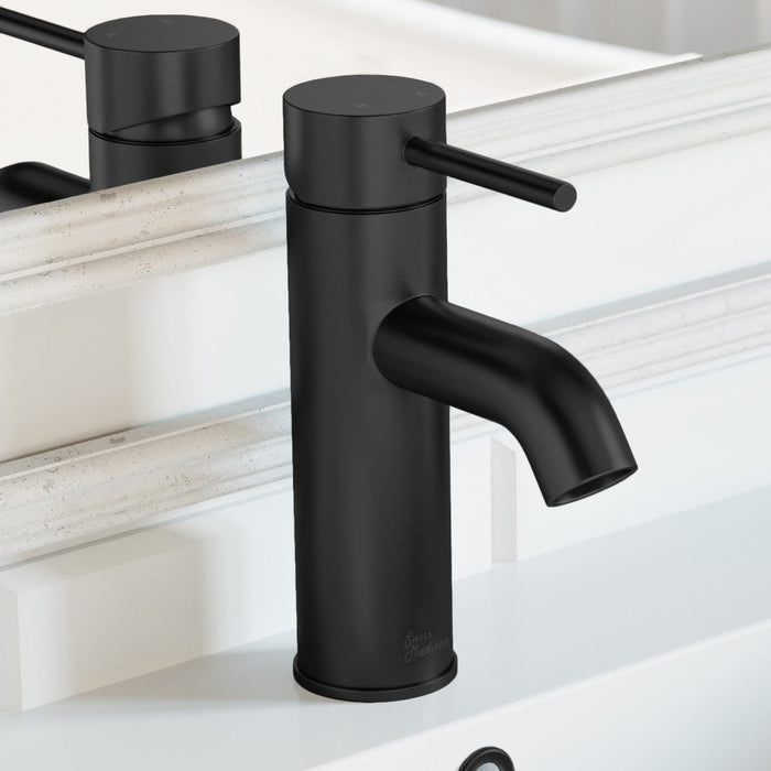 Swiss Madison Ivy Single Hole, Single-Handle, Bathroom Faucet in Matte Black - SM-BF60MB