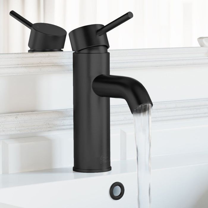 Swiss Madison Ivy Single Hole, Single-Handle, Bathroom Faucet in Matte Black - SM-BF60MB