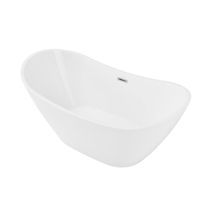 Swiss Madison Ivy 67" Double Slipper Freestanding Bathtub - SM-FB572