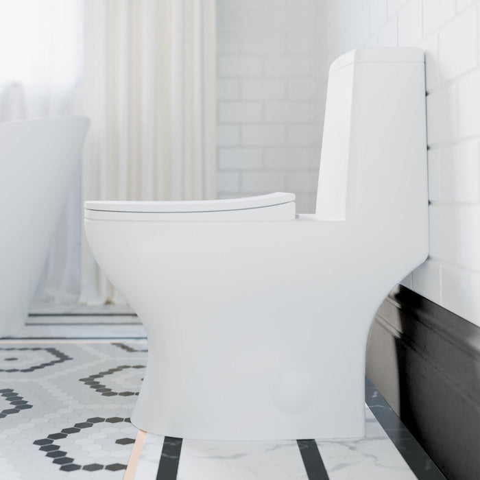 Swiss Madison Ivy One-Piece Toilet, 10" Rough-in 1.1/1.6 gpf - SM-1T127