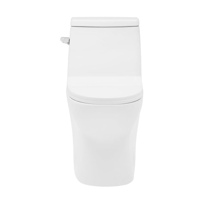 Swiss Madison Ivy One-Piece Elongated Toilet Left Side Flush, 10" Rough-In 1.28 gpf - SM-1T124