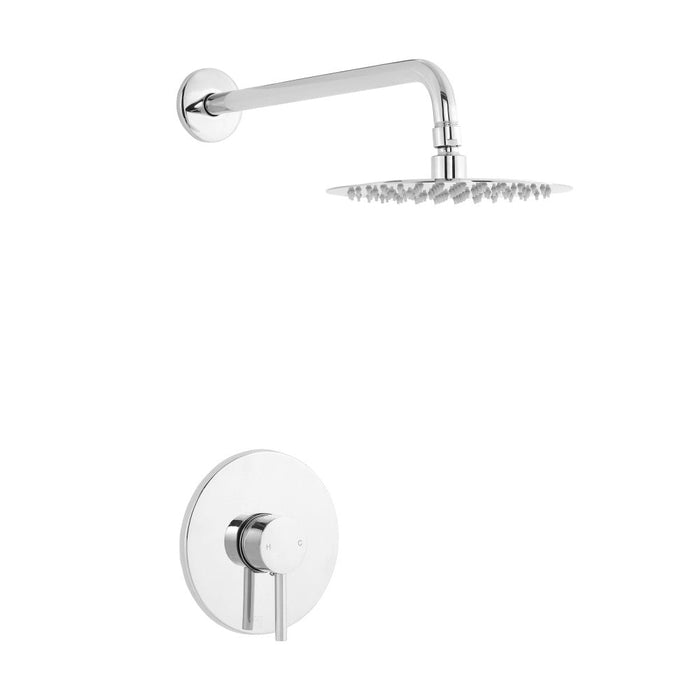 Swiss Madison Ivy Single-Handle 1 Spray 8" Wall Mounted Fixed Shower Head in Chrome (Valve Included) - SM-SH00C