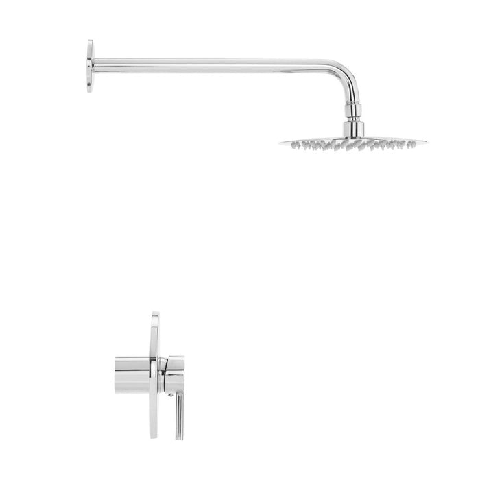 Swiss Madison Ivy Single-Handle 1 Spray 8" Wall Mounted Fixed Shower Head in Chrome (Valve Included) - SM-SH00C