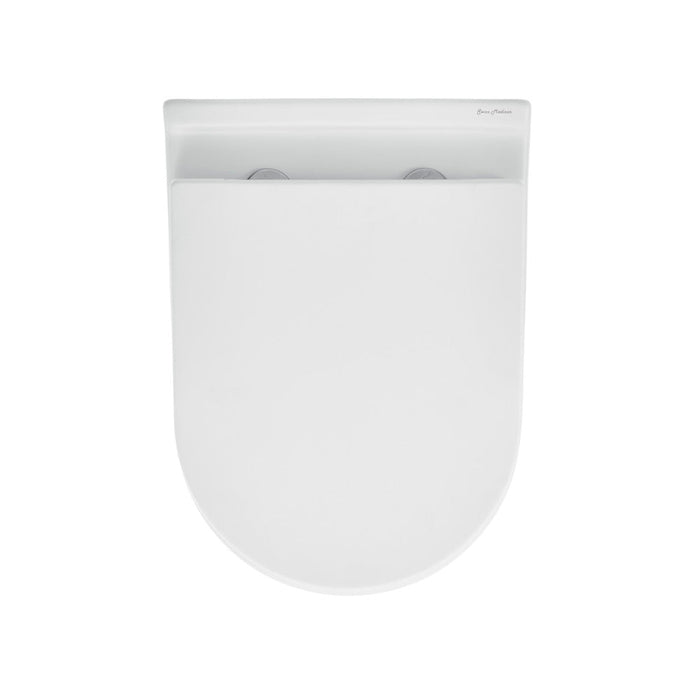 Swiss Madison Ivy Wall-Hung Elongated Toilet Bowl Only in Matte White - SM-WT450MW