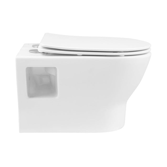 Swiss Madison Ivy II Wall-Hung Elongated Toilet Bowl - SM-WT475