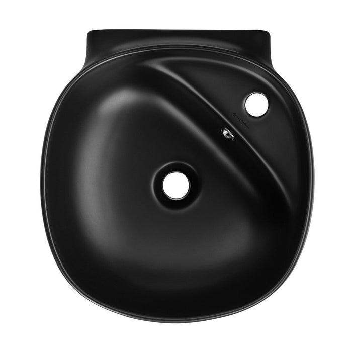 Swiss Madison Ivy Wall-Mount Sink in Matte Black - SM-WS324MB