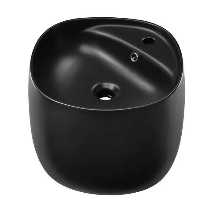 Swiss Madison Ivy Wall-Mount Sink in Matte Black - SM-WS324MB