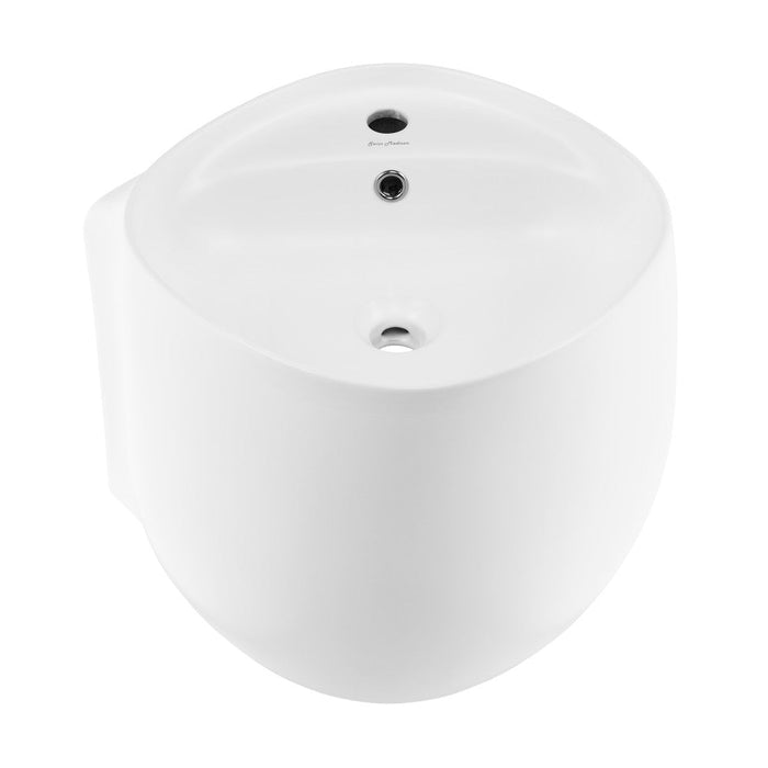 Swiss Madison Ivy Wall-Mount Sink in Matte White - SM-WS324MW