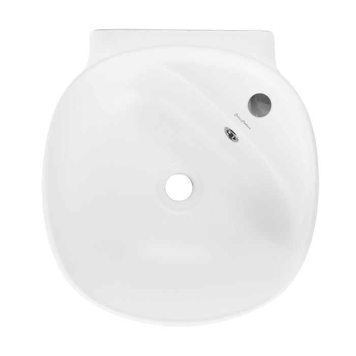 Swiss Madison Ivy Wall-Mount Sink in Matte White - SM-WS324MW